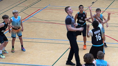An der Sensation geschnuppert - die U12M des BBC Halle in Göttingen