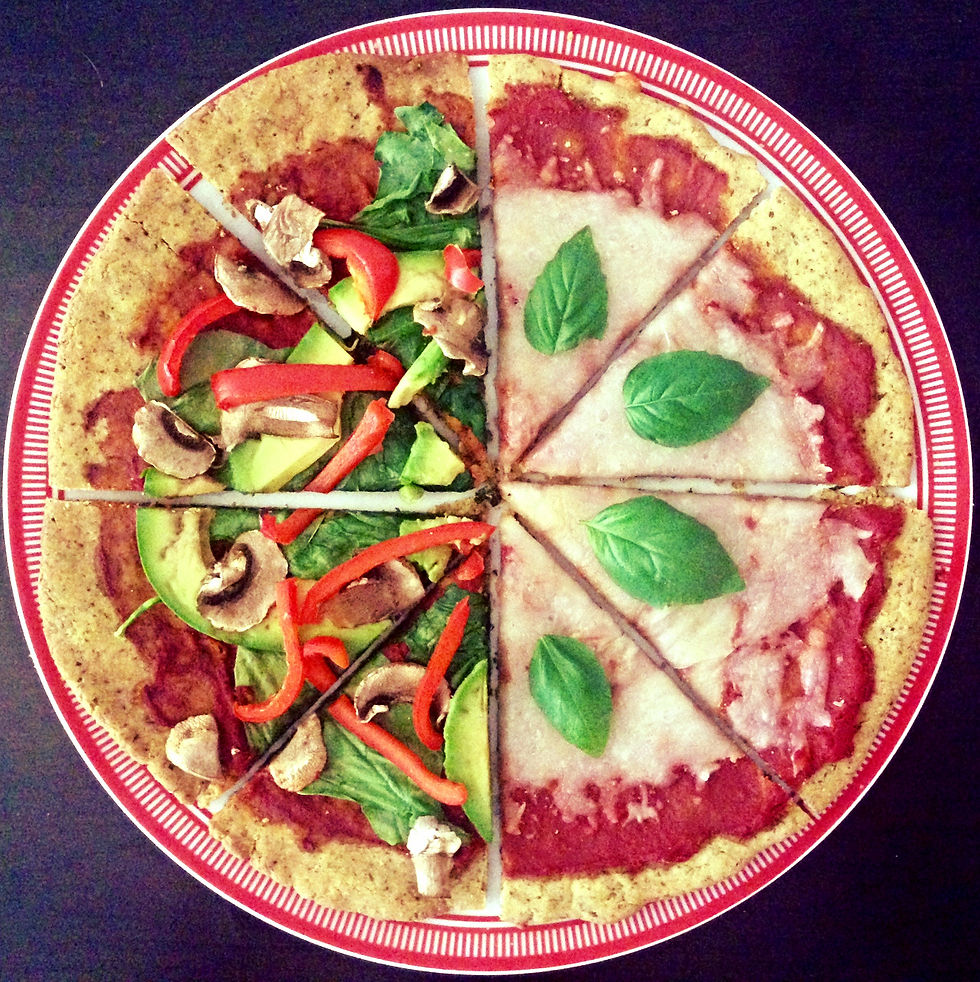 Millet & flaxseed pizza crust (gf)