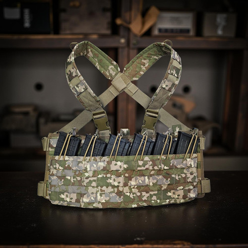 Low Head Rig Low Profile Chest Rig Multitarn | 0241Tactical