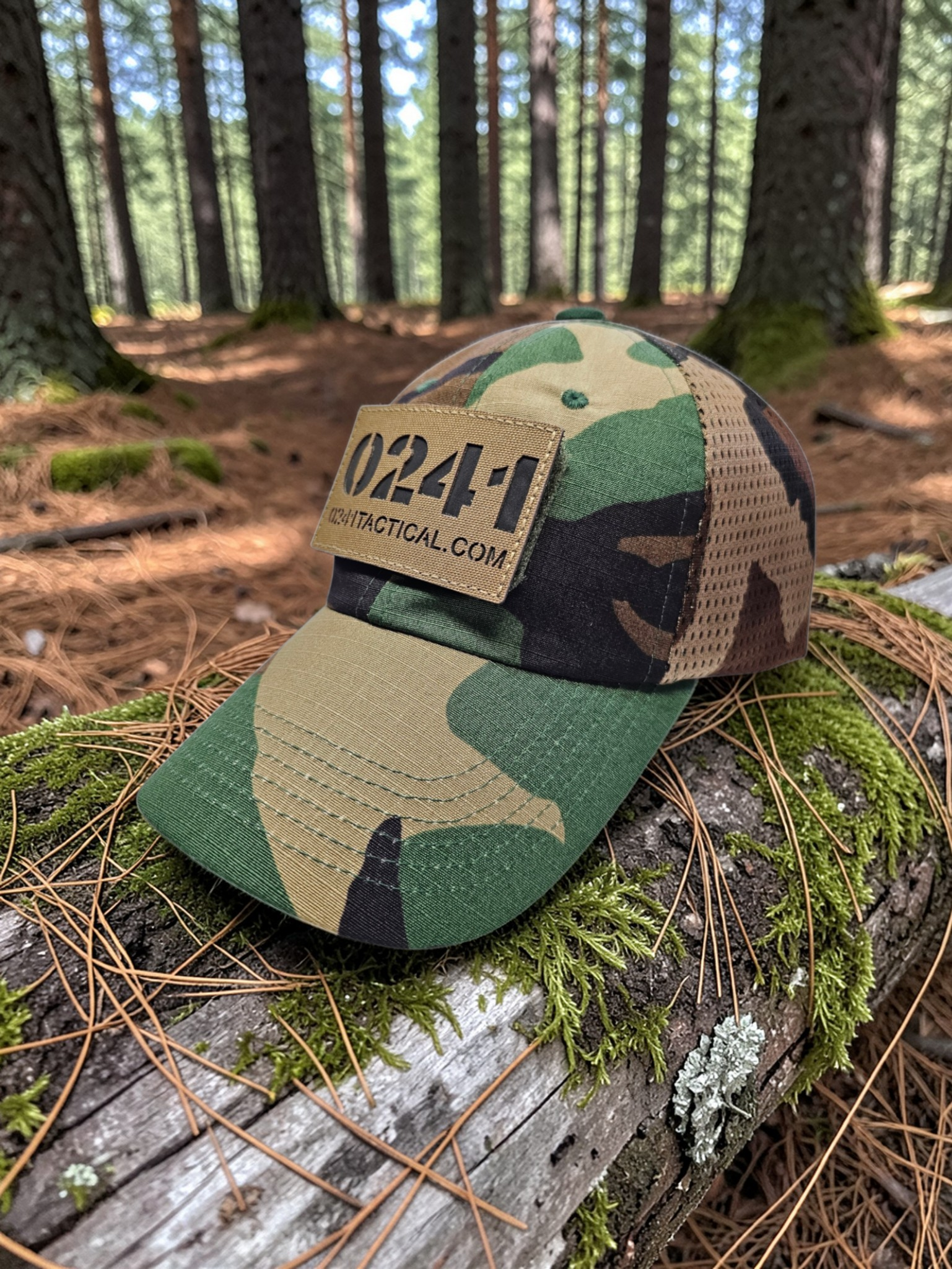 Mesh Contractor Cap M81 Woodland 