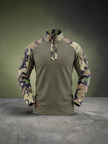 M25 Woodland Field Strip Apparel Combat Shirt | 0241Tactical