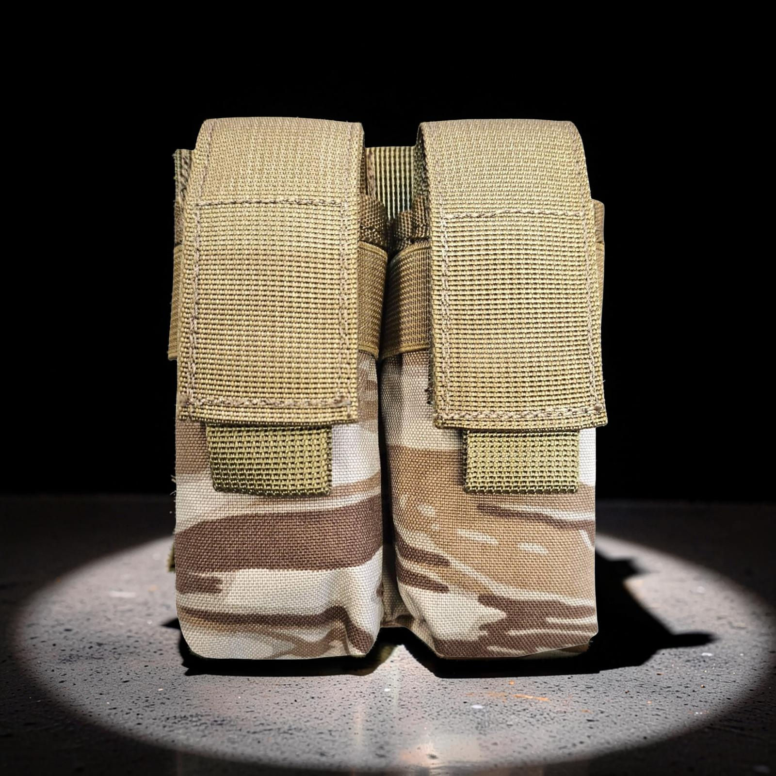 Pistol Magazine Pouch, MARPAT Tigerstripe Desert