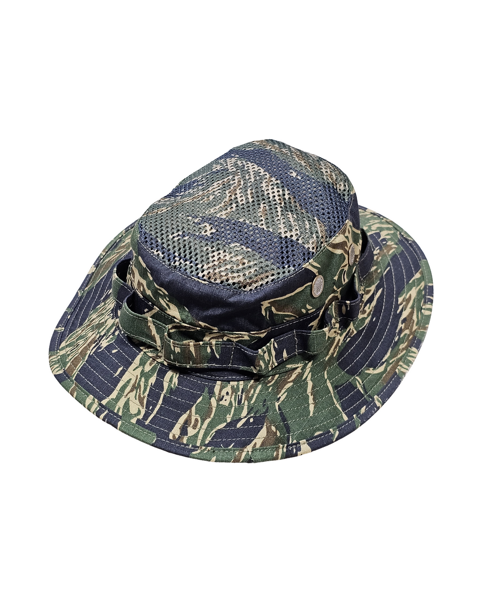 Thumbnail: USGI Style Mesh Boonie Hat Tigerstripe Blue 