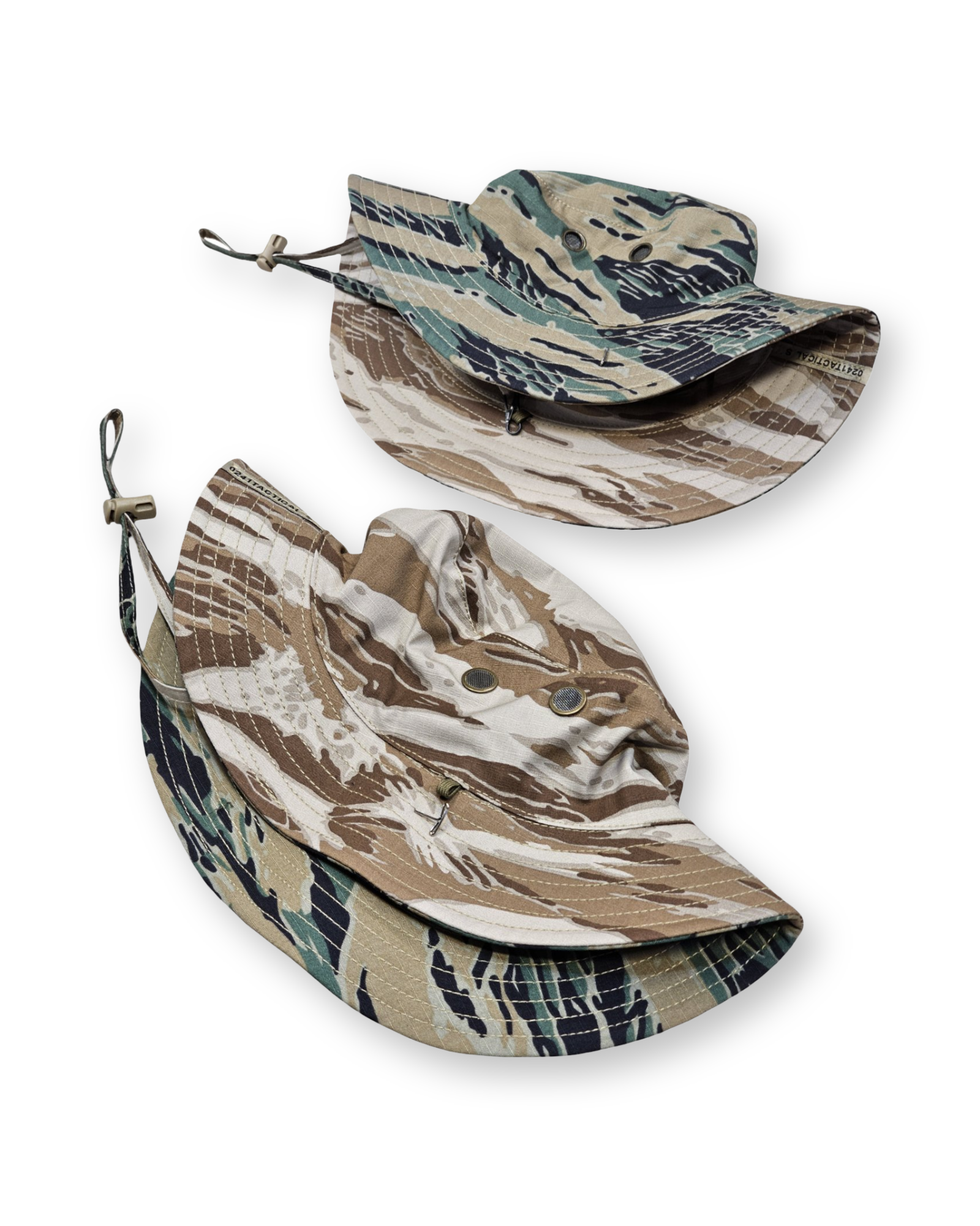 REVERSIBLE USGI Style Boonie Hat MARPAT Tigerstripe Wood / Desert