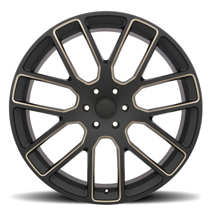 Thumbnail: Kunene - Matte Black with Dark Tint Milled Spokes