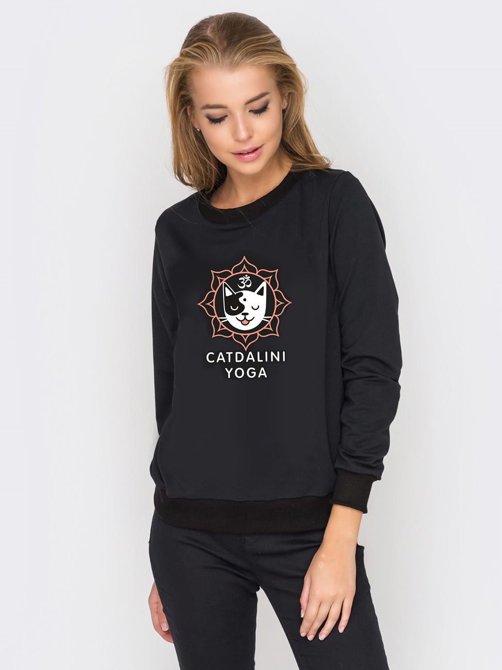 Свитшот CATDALINI YOGA PINK