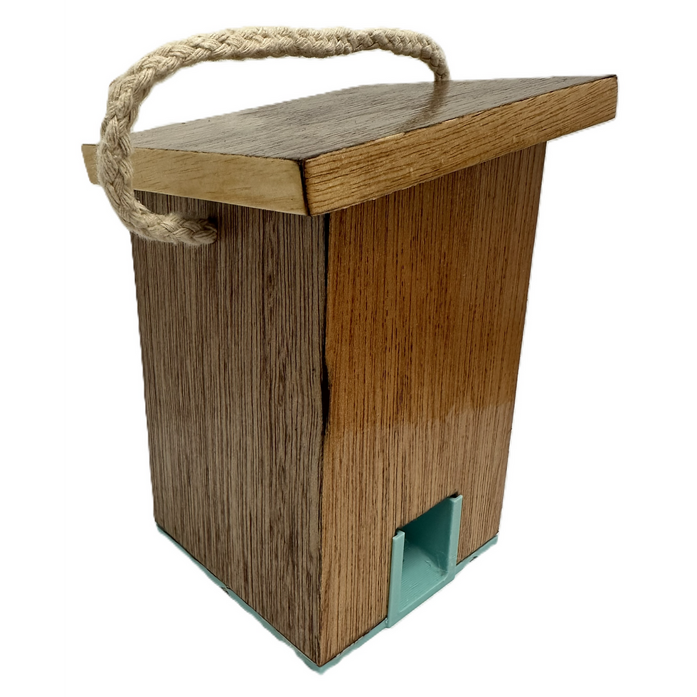 Close-up view of a slow feeder bowl with food scattered around the obstacles