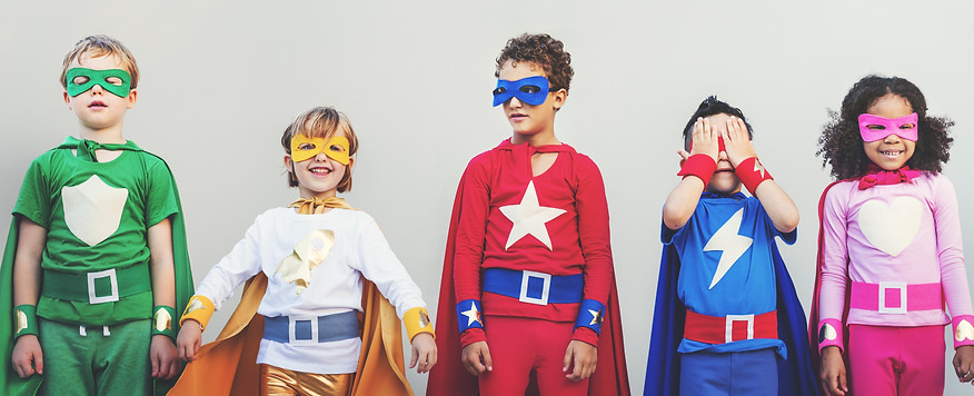 Superhero Kids Aspiration Imagination Pl