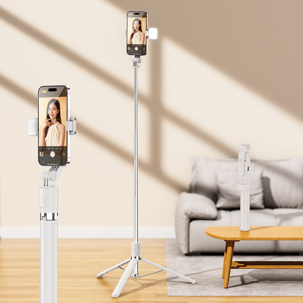 1700mm Wireless Selfie Stick Tripod for Smartphone, Extendable Foldable Phone St