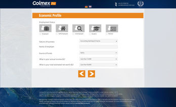 Registration page