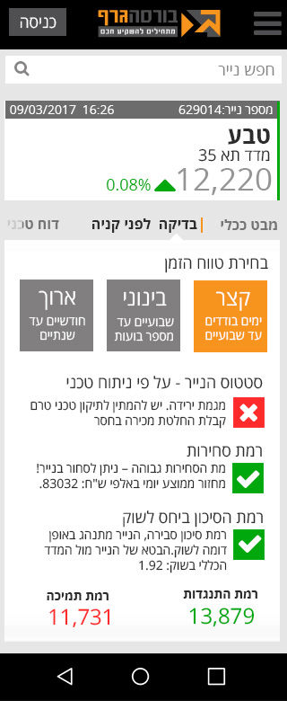 Mobile version for web site