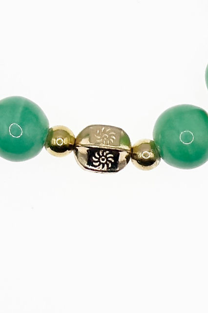 Jasper Stretch Bracelet closeup