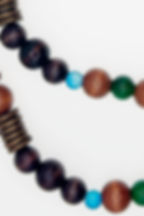 Prayer Beads Necklace closeup
