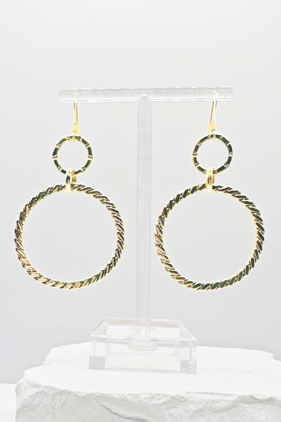 Twisted Hoop Earrings