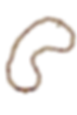 African Wood Beaded Necklace front