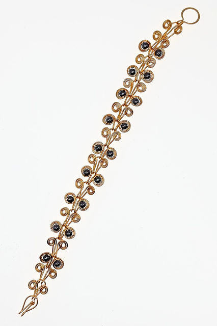 Egyptian Brass Hematite Bracelet