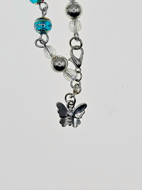 Confetti Glass Necklace clasp