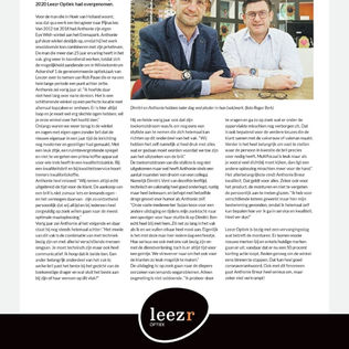 Het gaat nog steeds voortvarend met Leezr Optiek