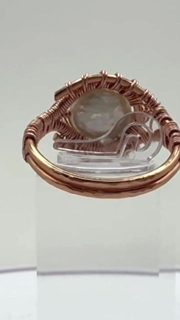 Copper Herringbone back view