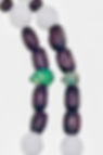 Wood Beaded Necklace closeup
