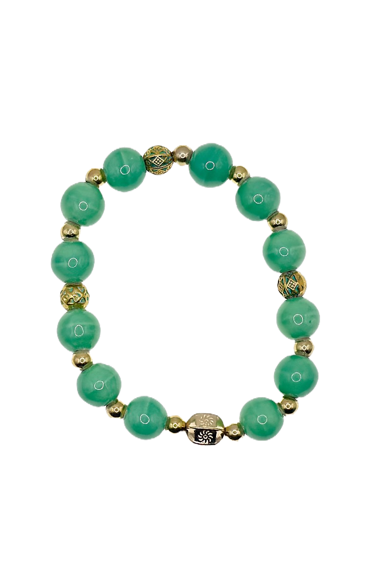 Jasper Stretch Bracelet front