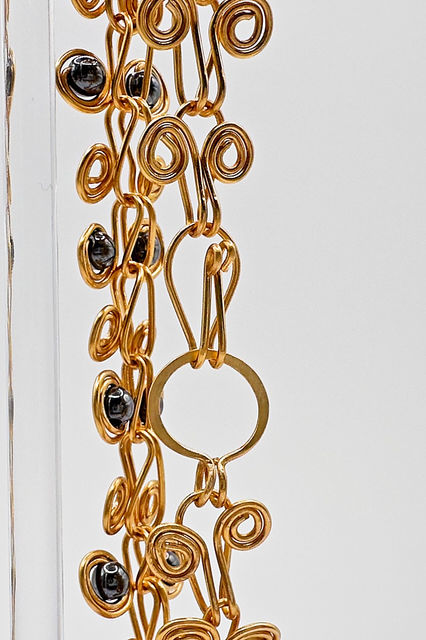 Egyptian Brass Hematite Bracelet clasp