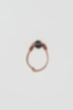 Natural Hematite Wrapped Ring in Copper overview