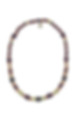 African Jasper Wooden Beaded Necklace front