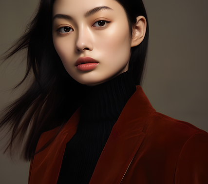 T台走秀灯芯绒服装模特.png