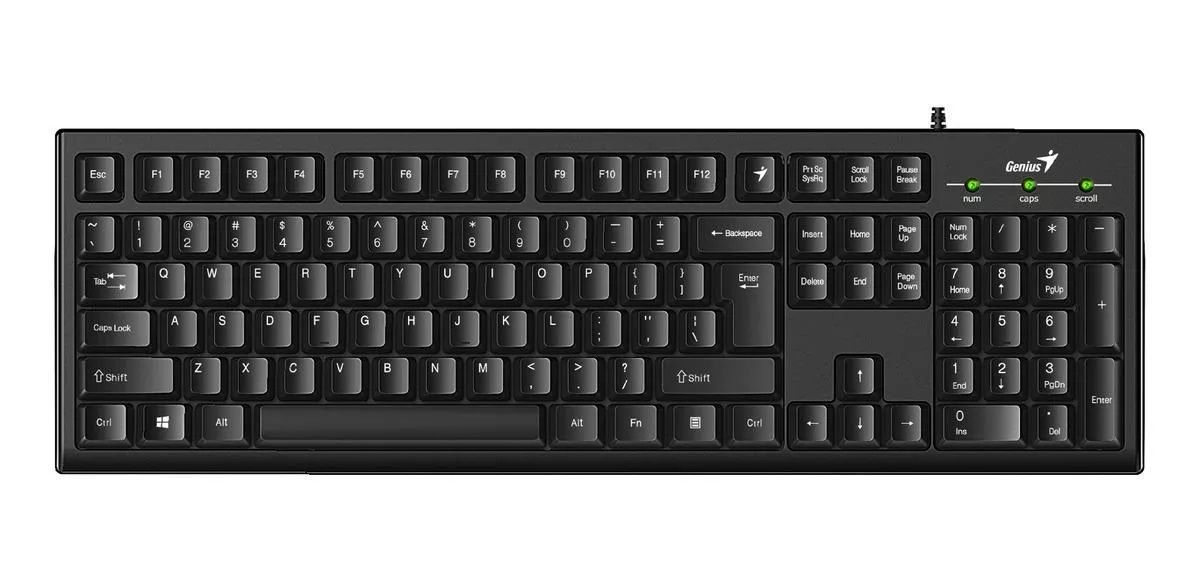 Teclado Genius con cable