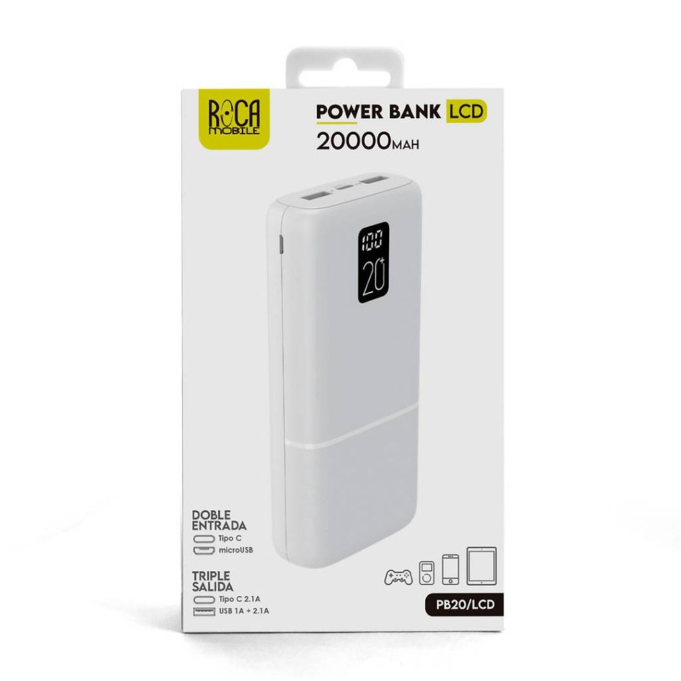 Miniatura: Power Bank ROCA PB10/LCD 20.000mAh