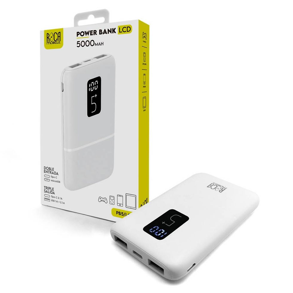 Miniatura: Power Bank ROCA PB5/LCD 5.000 mAh