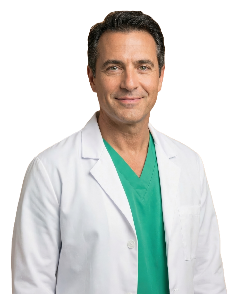Médecin souriant