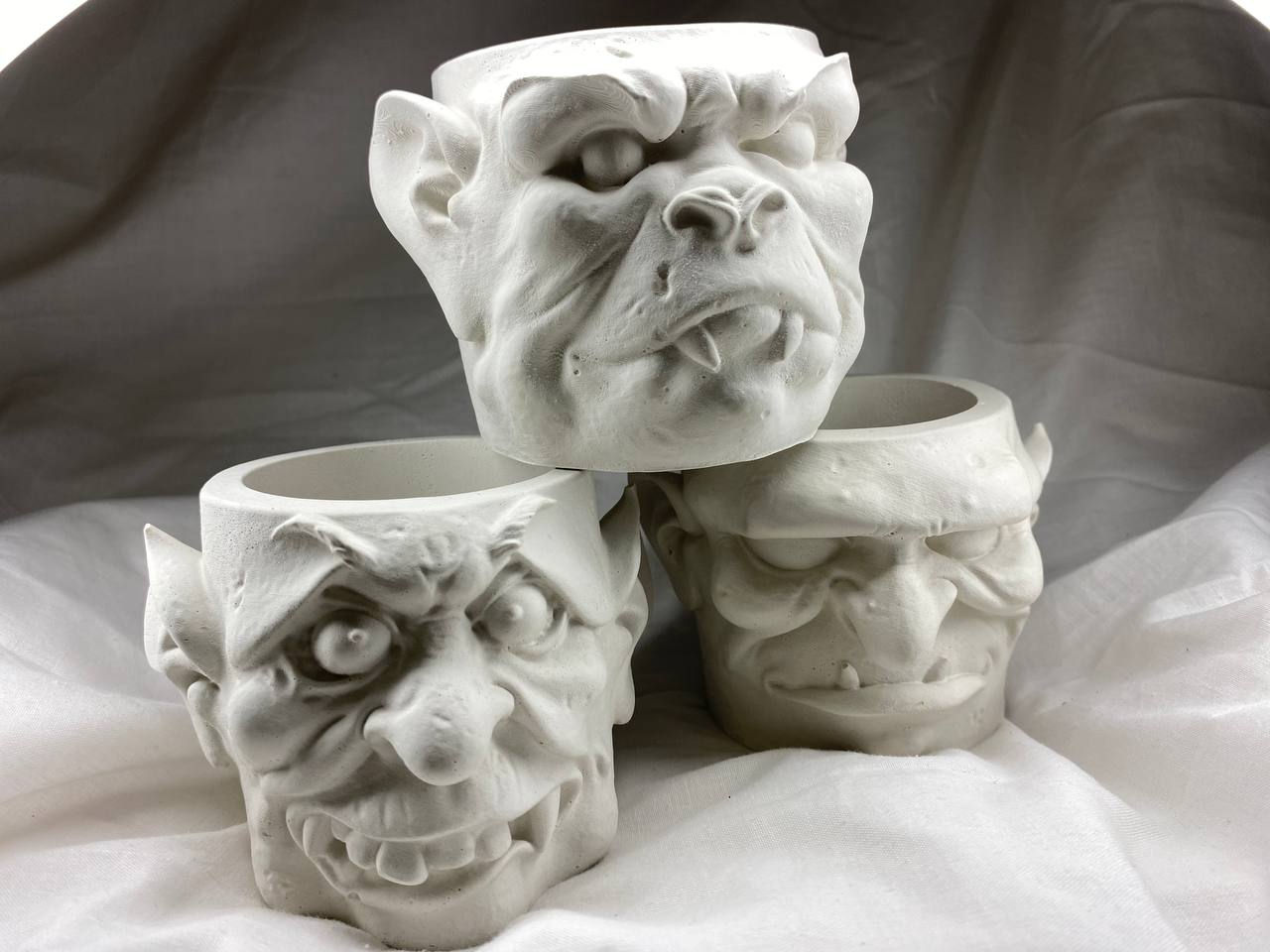 Набір кашпо "Горгулії"