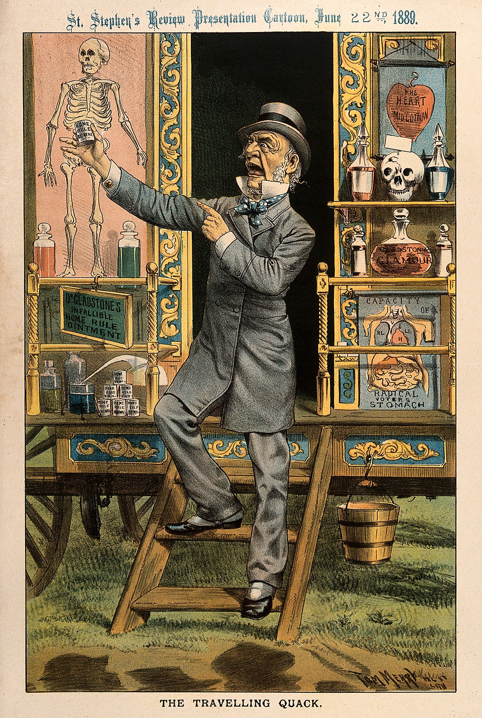 Traveling quack doctor (1800s)