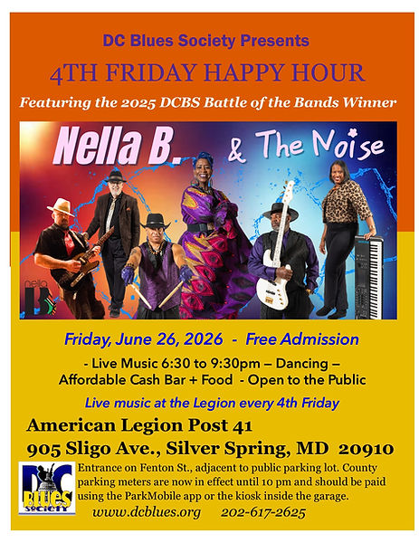 4th Friday Happy Hour Nella B and the Noise