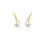 Miniatura: BRINCO EAR HOOK CURVO E LISO EM DOIS TONS
