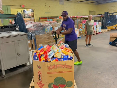 Rho Nu Chapter Strengthens Community Through Quarterly Service at Galveston County Food Bank