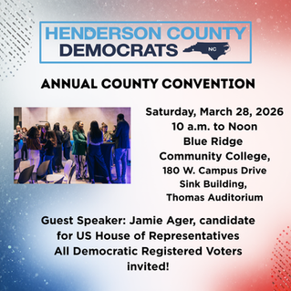 Come to our County Convention - the most important meeting this year