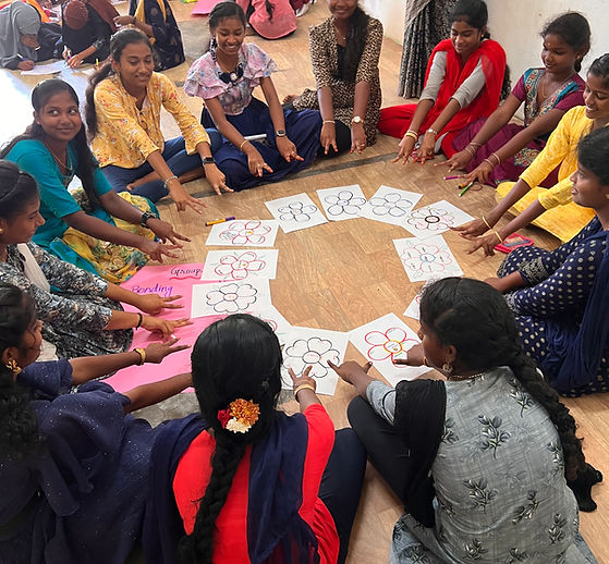 Children enjoying club work
