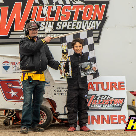 Borud emerging front runner at Williston Basin Speedway