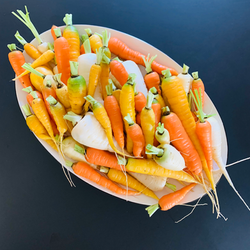 Les carottes non traitées du gîte