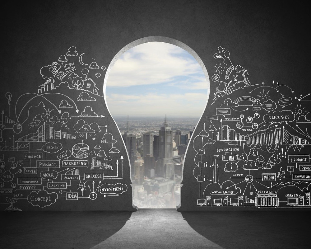 bulb,intelligent,genius,smart,maths,scribble,clouds,city