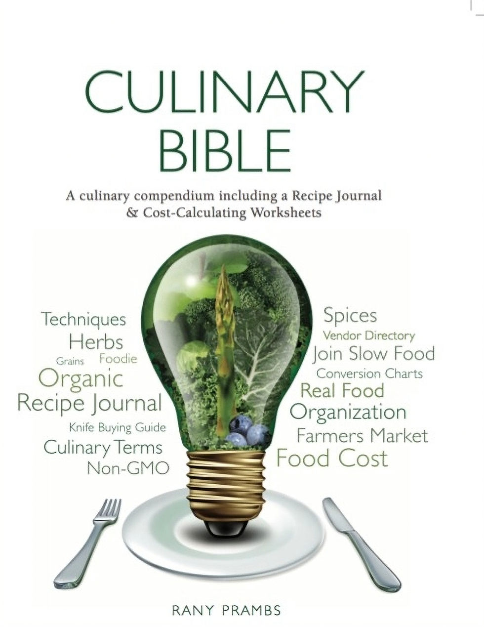 The Culinary Bible recipe journal for home cooks - premium notebook to record and preserve recipes