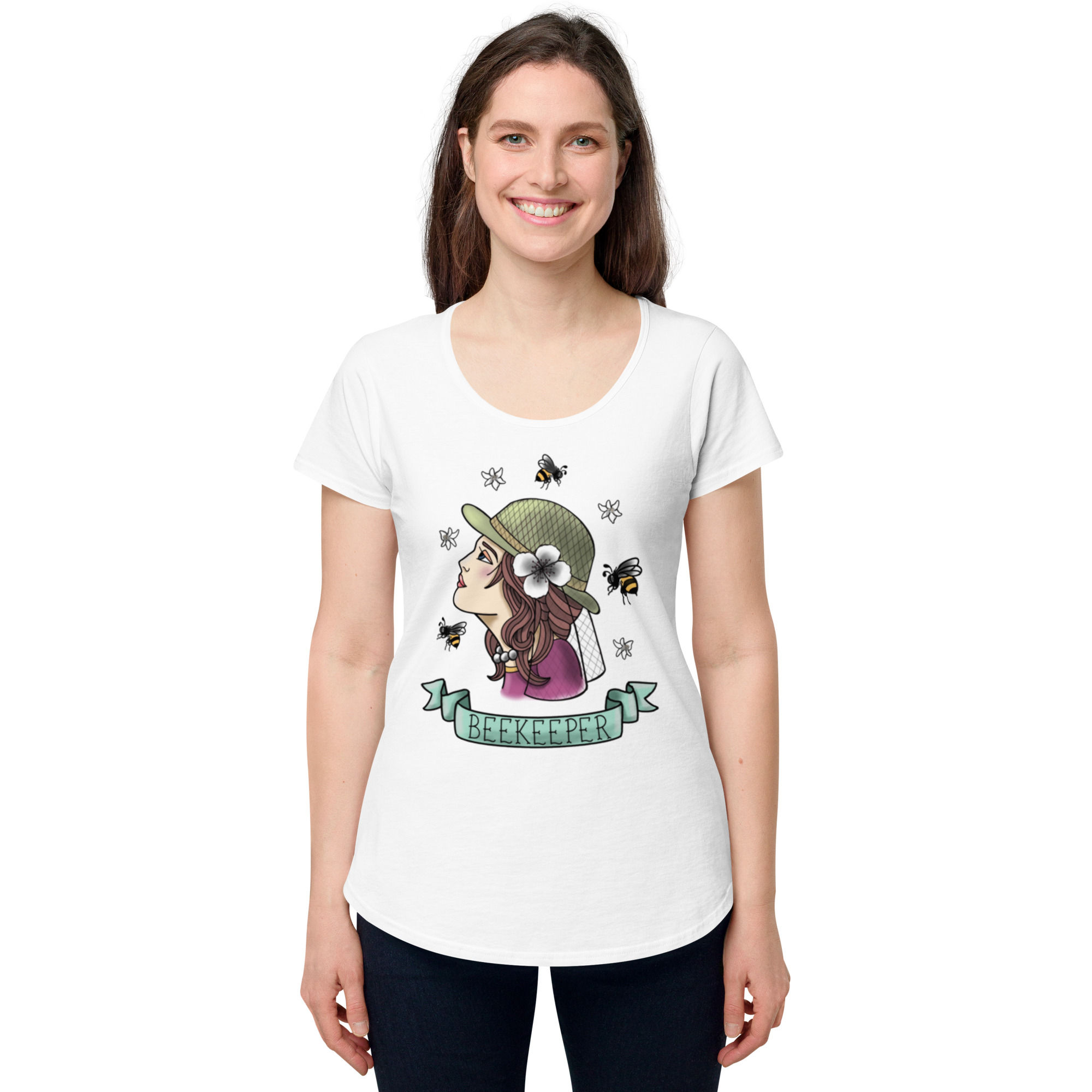 She's a Keeper Women’s round neck tee