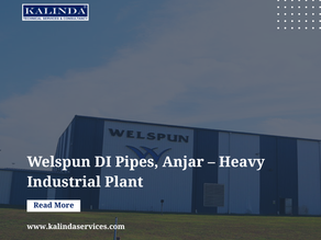 Welspun DI Pipes, Anjar – Heavy Industrial Plant – 100 MT Crane Infrastructure