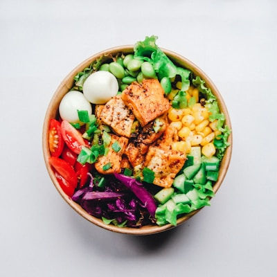 Chicken Cubes with Garden Cauliflower Rice