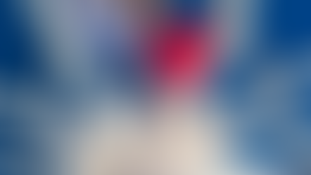 USA-themed Kosher Duck on a beach umbrella.