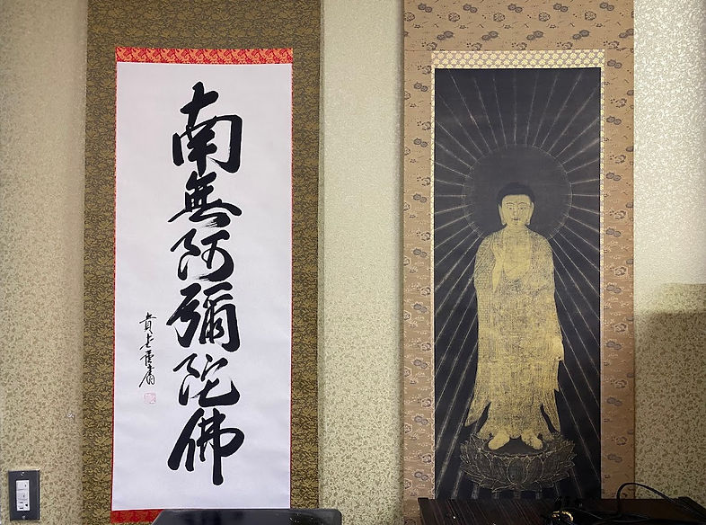 閉眼供養の様子