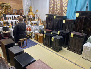 2025年10月31日　閉眼供養の様子